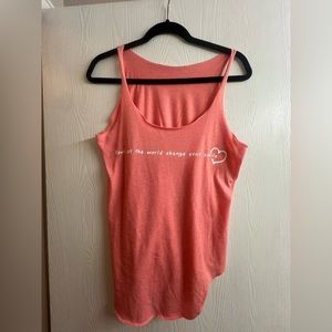 Womens Inspirational Tank Top - Pink